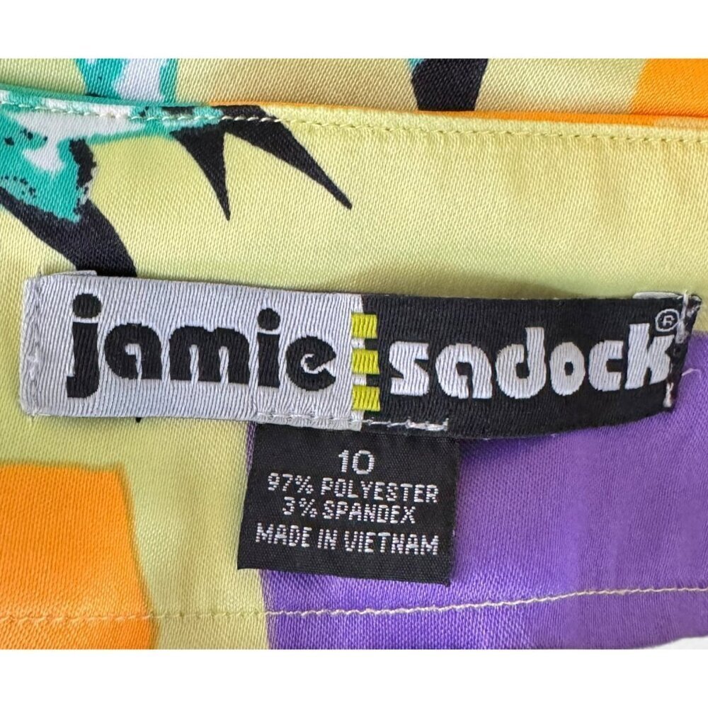 Jamie Sadock Women's 80's avant garde print Skort Size 10 golf skirt - Picture 4 of 6